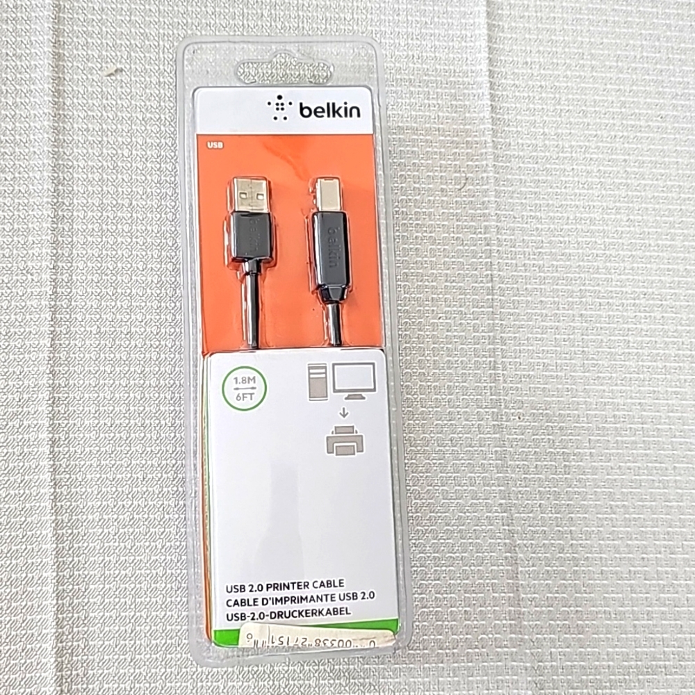 Belkin USB 2.0 Printer Cable 6'